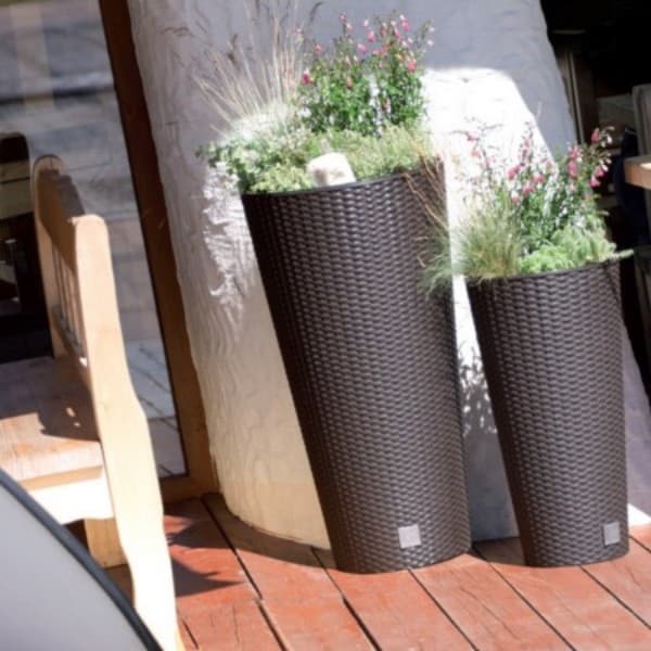 RATO hög blomkruka DRTUS200 med insats | Vit