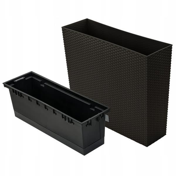Avlång, hög blomkruka RATO Case DRC600T | Umbra