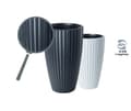 Miniatyrbillede 3 af 7: Mika Slim rund urtepotte 30 cm med indsats | Hvid