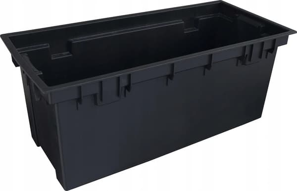 FURU DFC400 pitkänomainen kukkaruukku insertillä | Antrasiitti
