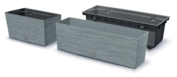FURU DFC400 aflang urtepotte med indsats | Beton