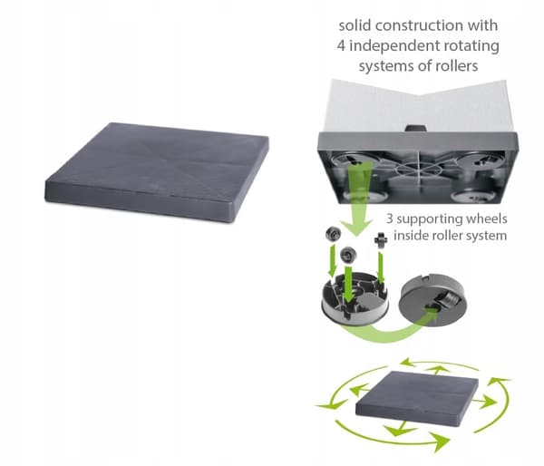 Square mobil platform IPMS400 | Antracit