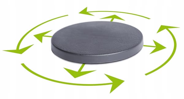 IPRR300 rund mobil platform | Antracit