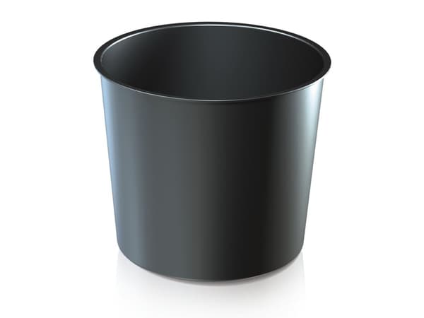 Furu Slim DFRH300 Rund Urtepotte, 30x58cm, Betonfarve