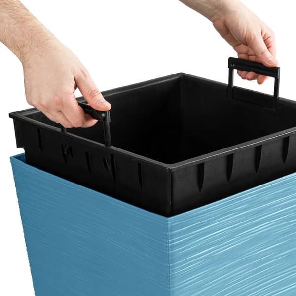 Furu Square DFSH300 urtepotte, 29,5x29,5x55cm, Skandinavisk Blå