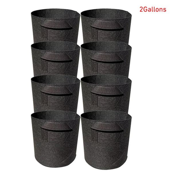 INF 2 Gallon Damplante Potte 8 Stk Sett (7.8x7.8in)