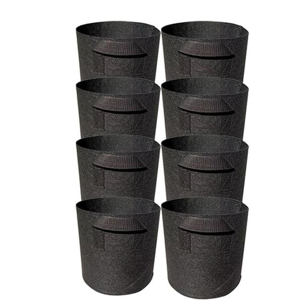 INF 1 Gallon Damplante Potter 8 Stk (14,98x18cm) - Sort