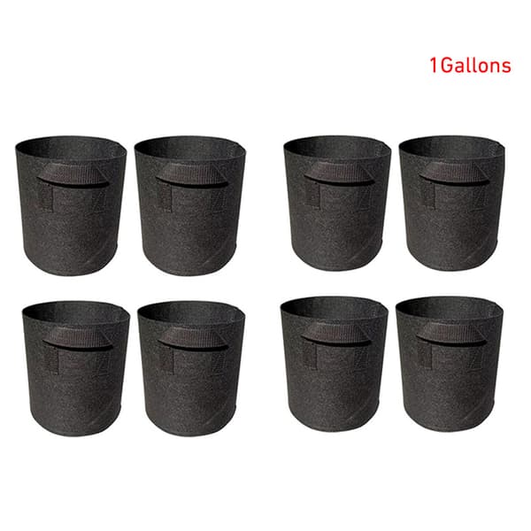 INF 1 Gallon Damplante Potter 8 Stk (14,98x18cm) - Sort