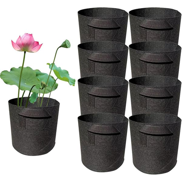 INF 1 Gallon Damplante Potter 8 Stk (14,98x18cm) - Sort