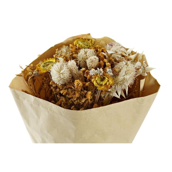 Bundt (bunch) DKD Home Decor Fuchsia Gul Tørret blomst (20 x 12 x 50 cm) (2 enheder)