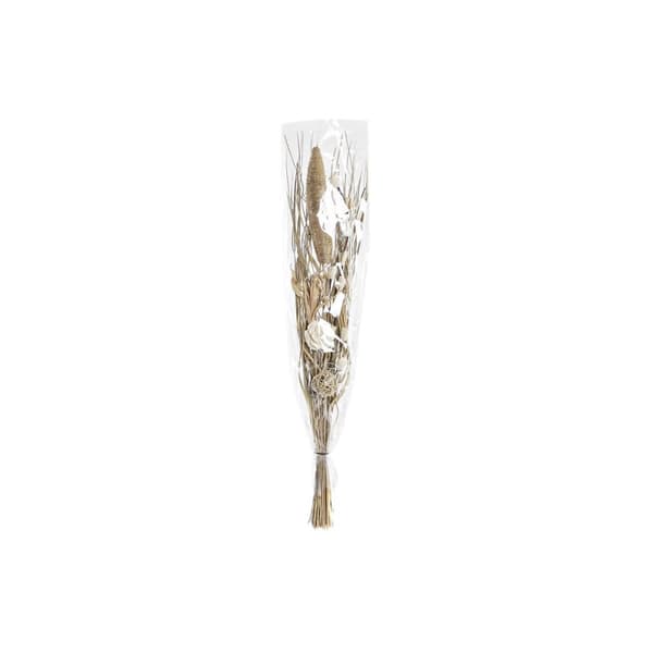 Bunt DKD Home Decor Naturell Gyllene Vit Gul Torkad blomma (30 x 30 x 100 cm) (2 antal)