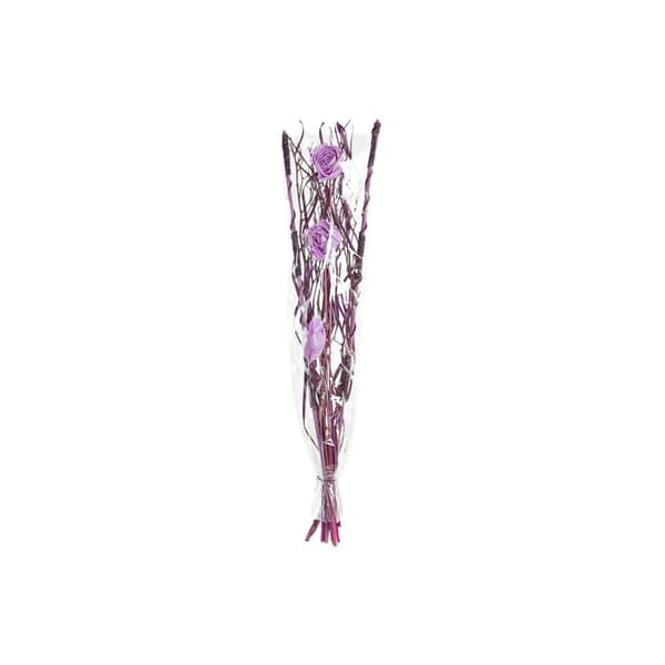 Bundt (bunch) DKD Home Decor Pink Syren Hvid Tørret blomst (30 x 30 x 100 cm) (2 enheder)