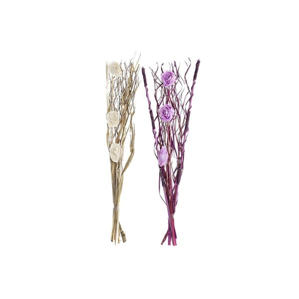 Bundt (bunch) DKD Home Decor Pink Syren Hvid Tørret blomst (30 x 30 x 100 cm) (2 enheder)