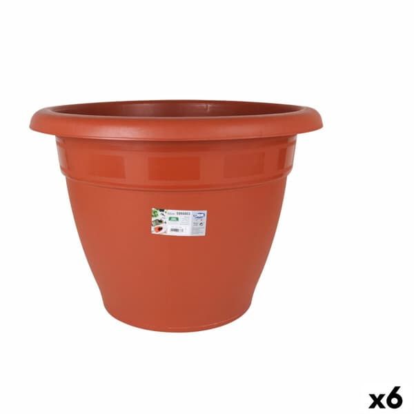 Urtepotte Dem Squares Plastik Brun Ø 60 cm (6 enheder)