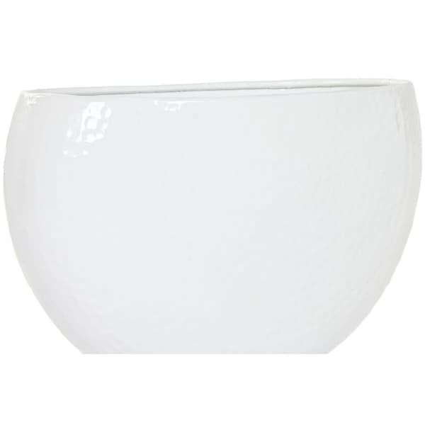 Kasvit Home ESPRIT Valkoinen Alumiini 54 x 24 x 36 cm 54 x 25 x 36 cm (5 osaa)