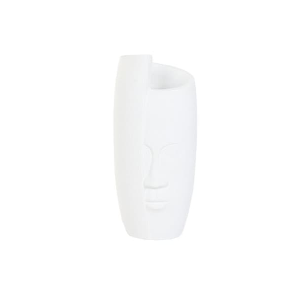 Kruka Home ESPRIT Vit Magnesium Modern Ansikte 42 x 42 x 110 cm