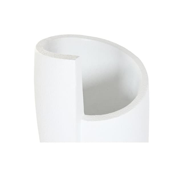 Urtepotte Home ESPRIT Hvid Magnesium Moderne Ansigt 33 x 33 x 72 cm