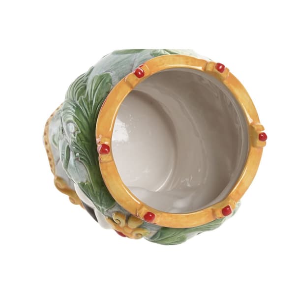 Kruka Home ESPRIT Grön Multicolour Porslin 15 x 15 x 26.5 cm (2 antal)