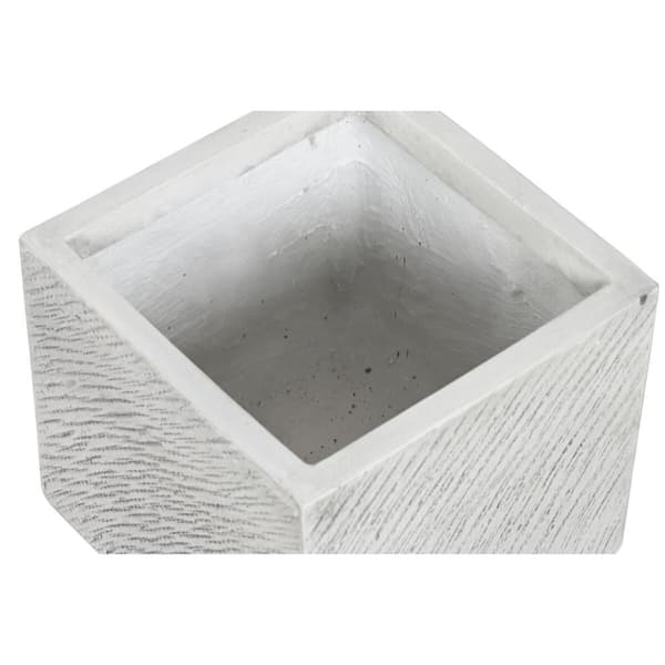 Kruka Home ESPRIT Grå Magnesium 37 x 37 x 31,5 cm (4 antal)