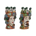 Miniatyrbild 1 av 4: Kruka Home ESPRIT Grön Multicolour Porslin 20 x 20 x 32 cm (2 antal)