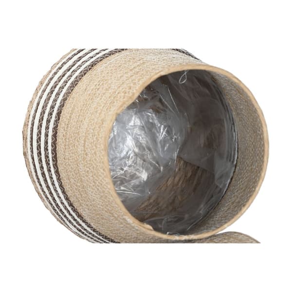 Kruka Home ESPRIT Brun Dvobarvna Fibrer Urban 31 x 31 x 49 cm (3 Delar)