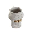 Miniatyrbillede 4 af 4: Urtepotte Home ESPRIT Hvid Gylden Porcelæn 15 x 15 x 26.5 cm (2 enheder)