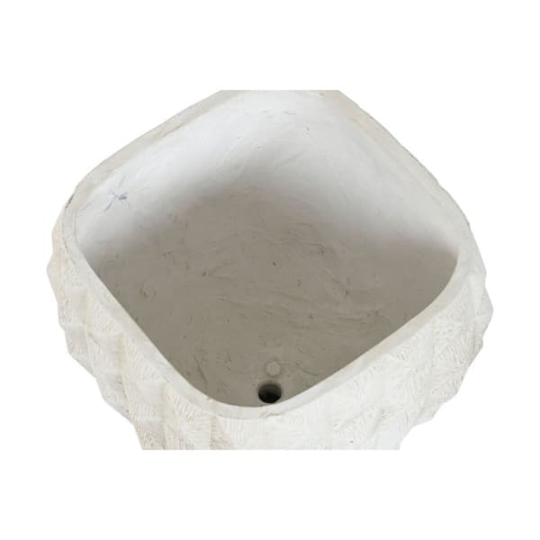 Urtepotte Home ESPRIT Ler Fiber Moderne 32 x 32 x 40 cm