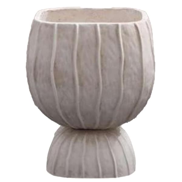 Urtepotte Home ESPRIT Ler Fiber Moderne 35 x 35 x 45 cm