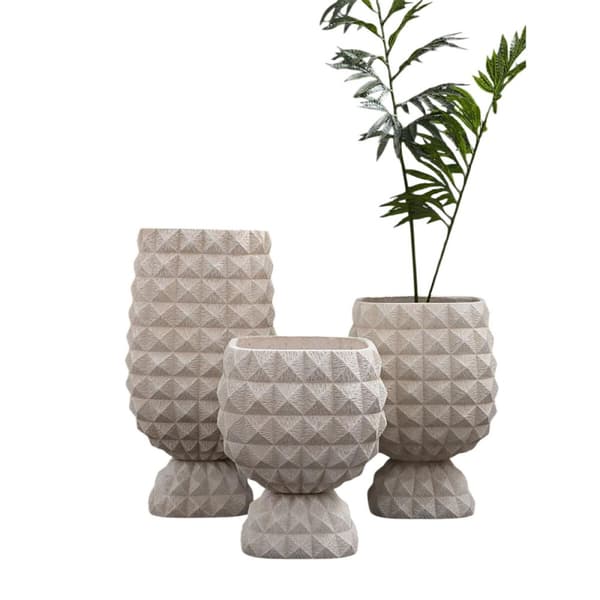 Kruka Home ESPRIT Lera Fibrer Modern 35 x 35 x 60 cm