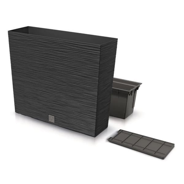 Jardiniere Prosperplast Furu Case T insatslåda DFC600T-S433 blomkruka - antracit - 12/44L