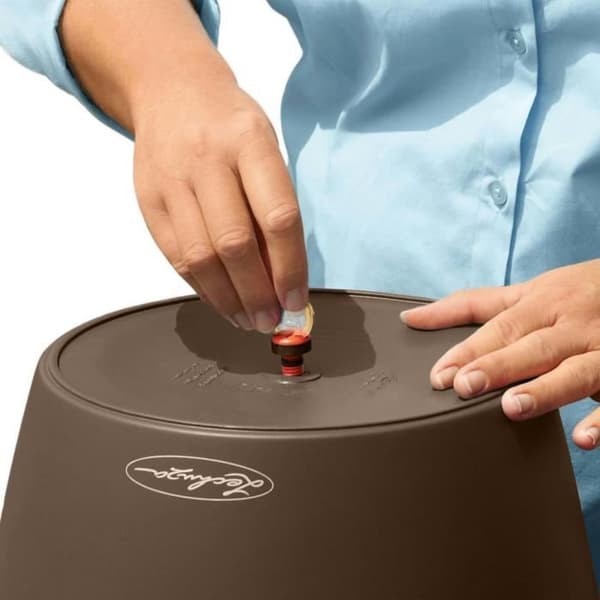 LECHUZA Classico Color 43 ALL-IN-ONE planteringskar - Muskot - Plast - 6L - Rektangulär