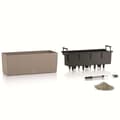 Miniatyrbild 3 av 4: LECHUZA Planteringsmaskin BALCONERA Stone 50 ALL-IN-ONE Beige
