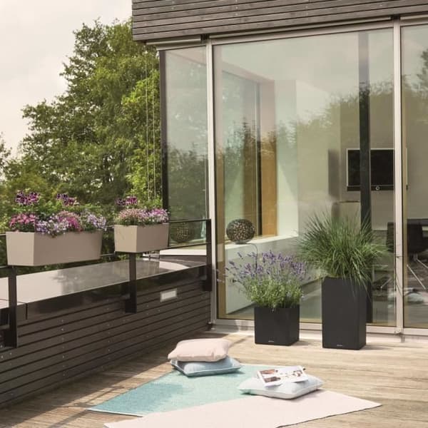 LECHUZA Planteringsmaskin BALCONERA Stone 50 ALL-IN-ONE Beige