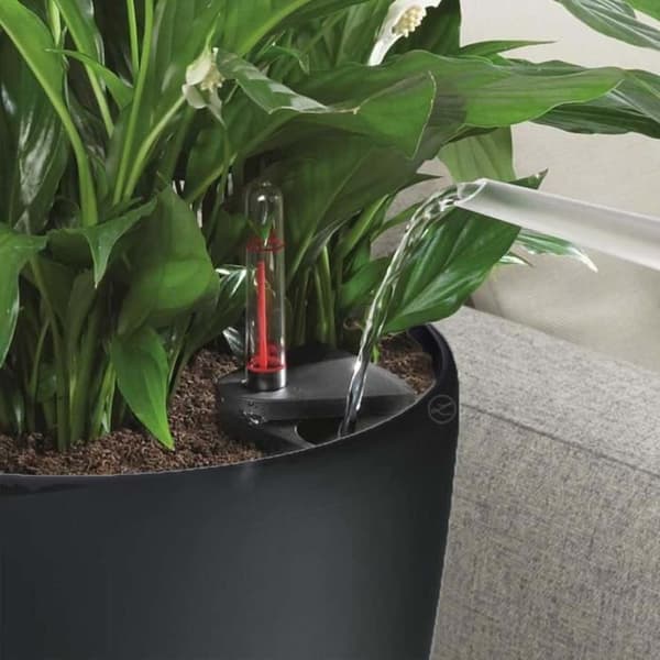 LECHUZA Planteringsmaskin Classico 28 LS ALL-IN-ONE Metalliskt kol 16043 421467