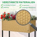 Miniatyrbillede 4 af 9: Hævet Blomsterbed, 70x30x72 cm, Sand