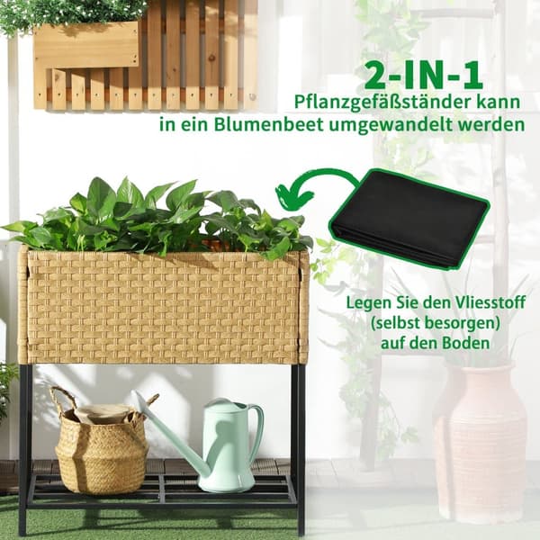 Hævet Blomsterbed, 70x30x72 cm, Sand