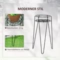 Miniatyrbillede 5 af 9: Plante Stand Sæt, 21x20x23.5 cm, 22x21x30 cm, 26x23x42 cm, Sort