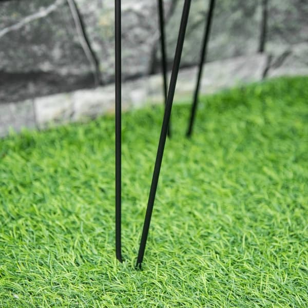 Plante Stand Sæt, 21x20x23.5 cm, 22x21x30 cm, 26x23x42 cm, Sort