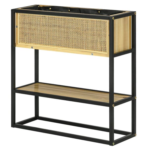 Rootz Planter Plug -in -brädor - upphöjd säng - Trädgårdsbord - Ergonomisk design - 55 cm x 20 cm x 56 cm