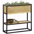 Miniatyrbild 1 av 6: Rootz Planter Plug -in -brädor - upphöjd säng - Trädgårdsbord - Ergonomisk design - 55 cm x 20 cm x 56 cm