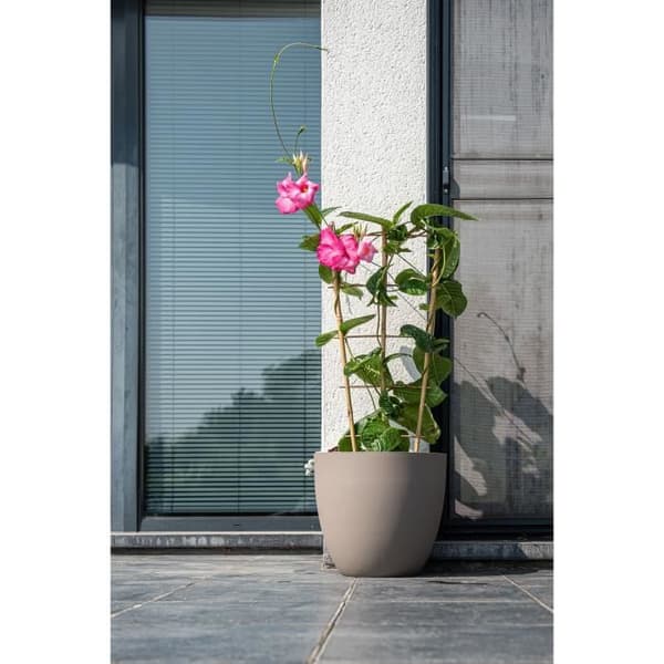 Blomkruka - GARDEN ID - Phoenix Taupe - 48 x 42 cm - 100 % återvunnen och återvinningsbar - Frost- och UV-beständig - För utomhusbruk