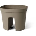 Miniatyrbillede 4 af 5: Balustradepotte - GARDEN ID Smile - Taupe 30 cm - Passer til alle balustrader - Vandreserve - genanvendt og 100% genanvendelig