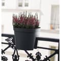 Miniatyrbillede 5 af 5: Balustradepotte - GARDEN ID Smile - Taupe 30 cm - Passer til alle balustrader - Vandreserve - genanvendt og 100% genanvendelig