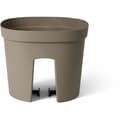 Miniatyrbillede 2 af 5: Balustradepotte - GARDEN ID Smile - Taupe 30 cm - Passer til alle balustrader - Vandreserve - genanvendt og 100% genanvendelig