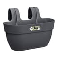 Miniatyrbillede 1 af 4: ELHO - Urtepotte - Vibia Campana Easy Hanger Medium - Antracit - Udendørs balkon - L 24,1 x B 36 x H 26,5 cm