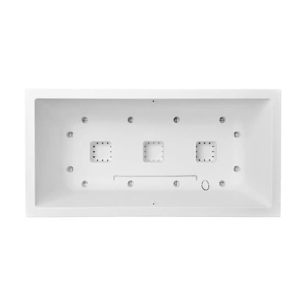 Elho Vivo Next Long 80 blomlåda - Vit - L 78 x B 39 x H 38 cm - inomhus/utomhus - 100% återvunnen