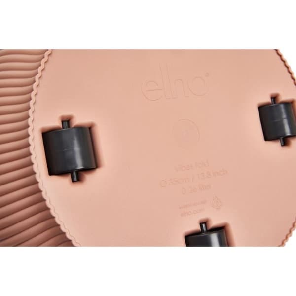 ELHO Vibes Fold Runde Urtepottehjul 35 - Pink - Ø 35 x H 32 cm - Indendørs - 100% genbrugt
