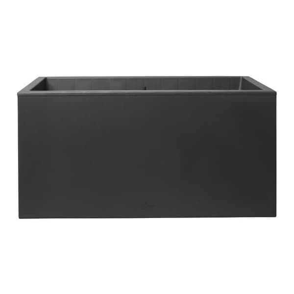Elho Vivo Next Long 60 blomlåda - Svart - L 59 x B 30 x H 29 cm - Inomhus/Utomhus - 100% Återvunnen