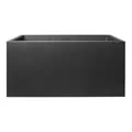 Miniatyrbillede 2 af 6: Elho Vivo Next Long 80 blomsterkasse - Sort - L 78 x B 39 x H 38 cm - indendørs/udendørs - 100% genbrugt