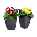 Miniatyrbild 3 av 4: ELHO - Blomkruka - Vibia Campana Flower Twin 21 - Antracit - Utomhusbalkong - L 38,4 x B 20,5 x H 26,5 cm